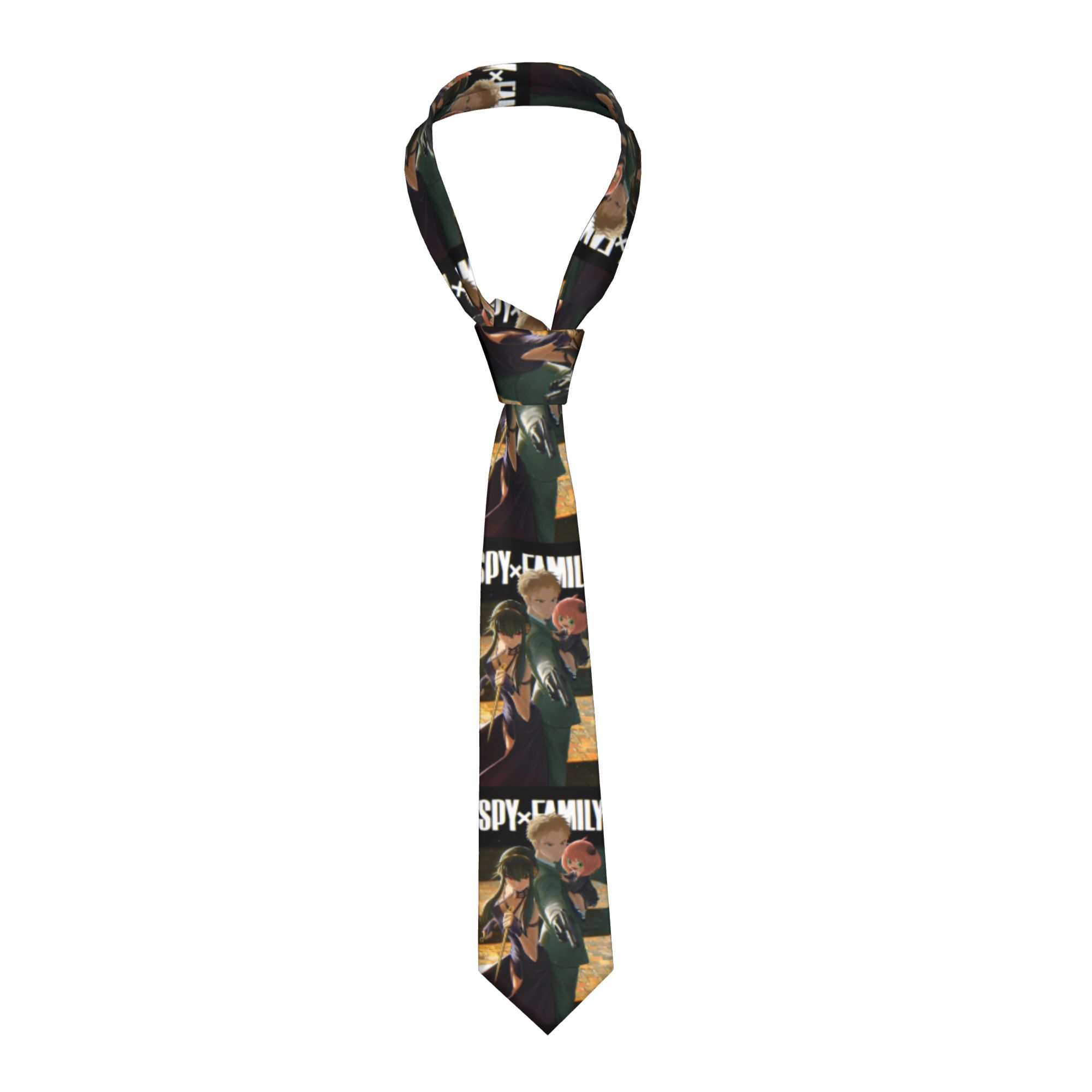 Skinny Tie Men - Spy X Family Necktie Unisex Skinny