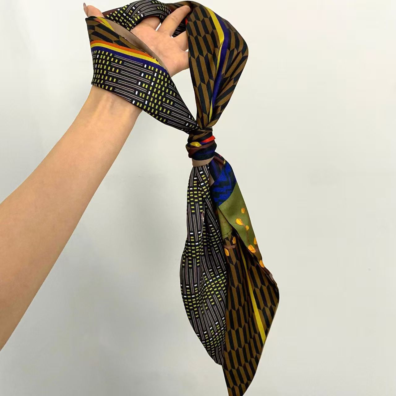Luxury Print Long Hair Ribbon  - Face Scarf Mask ulasan dan harga