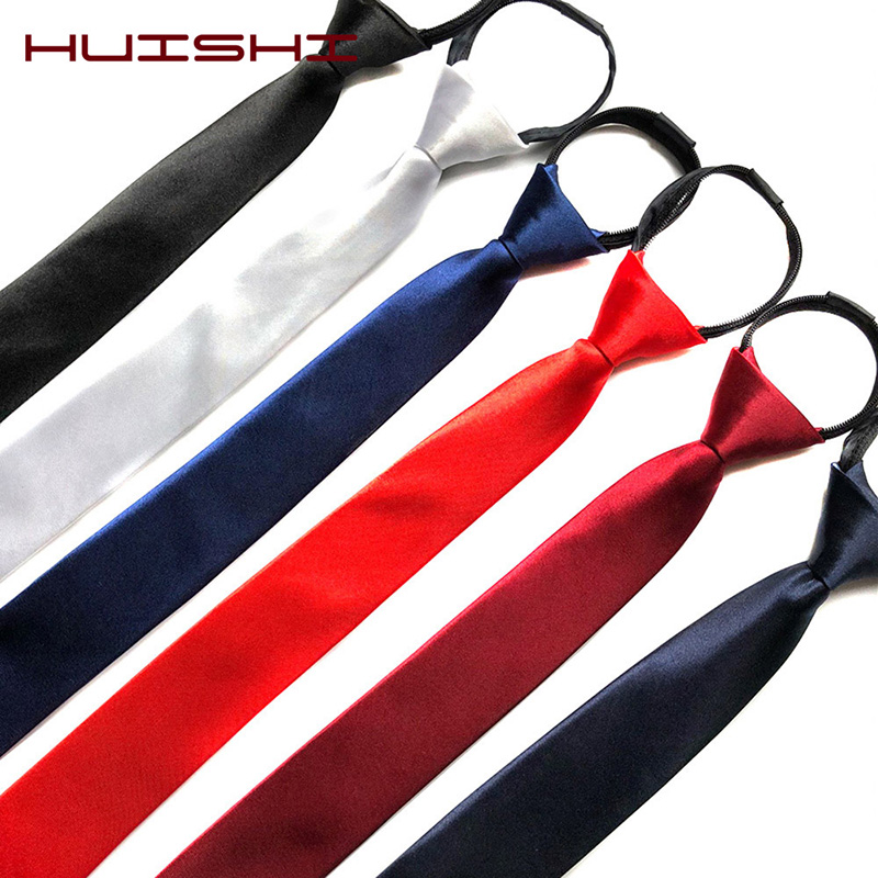 HUISHI Mens Zipper Necktie Ski - Skinny Tie Men ulasan dan harga