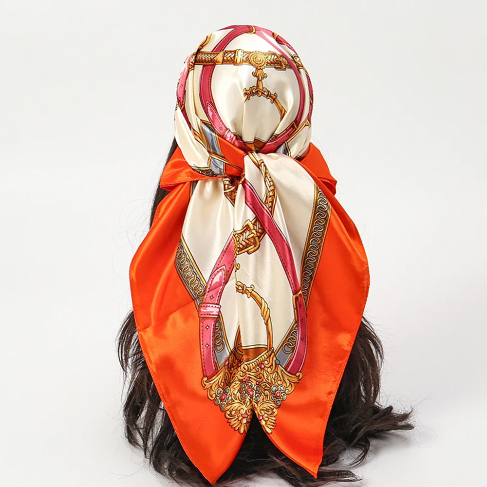 Fashion Scarves 90*90cm Women  - Face Scarf Mask ulasan dan harga