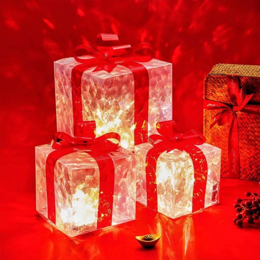 With Bow Christmas Gift Boxes  - Bow Tie Pre Tied ulasan dan harga