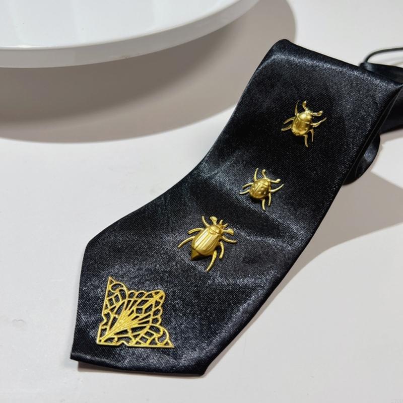 Stylish Punk Rock Necktie with - Bow Tie Pre Tied ulasan dan harga